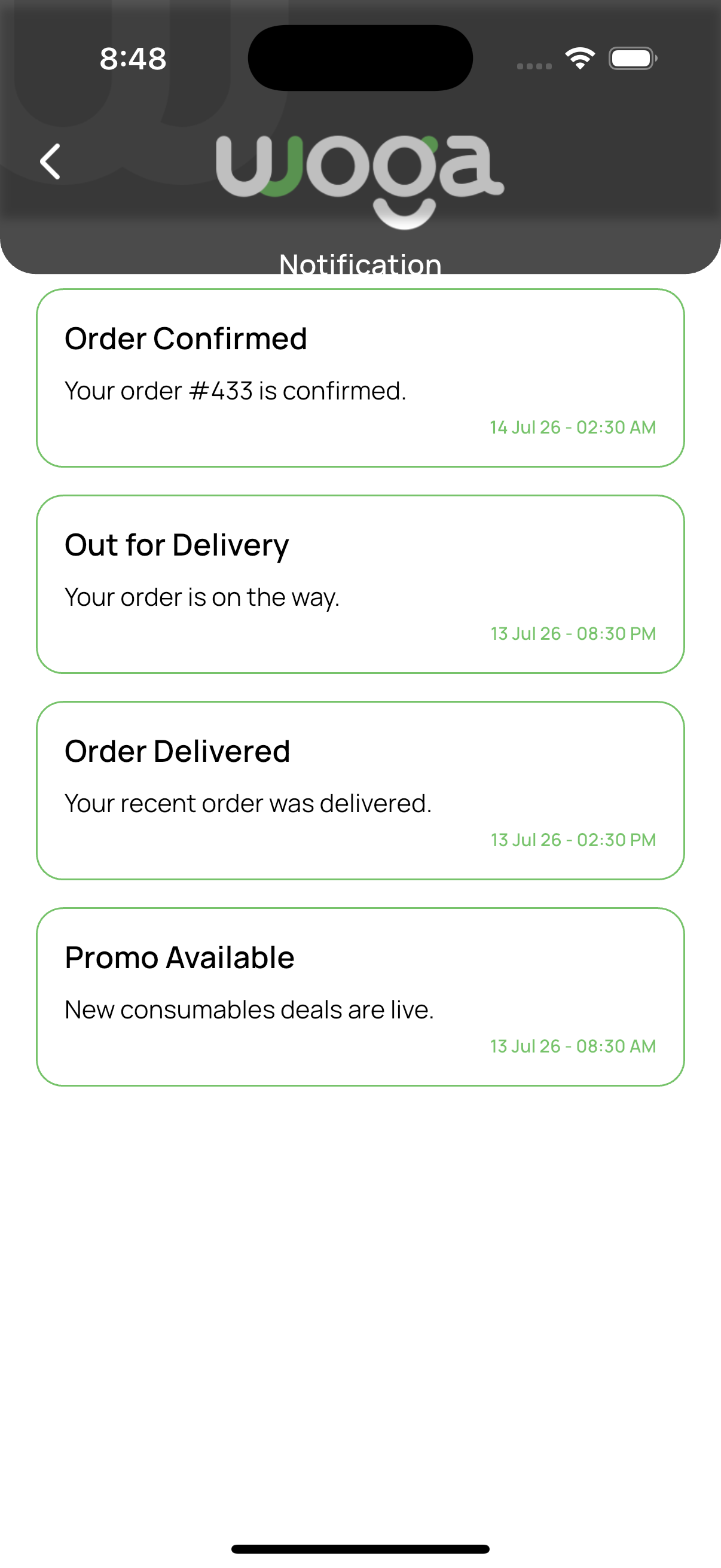 Notifications